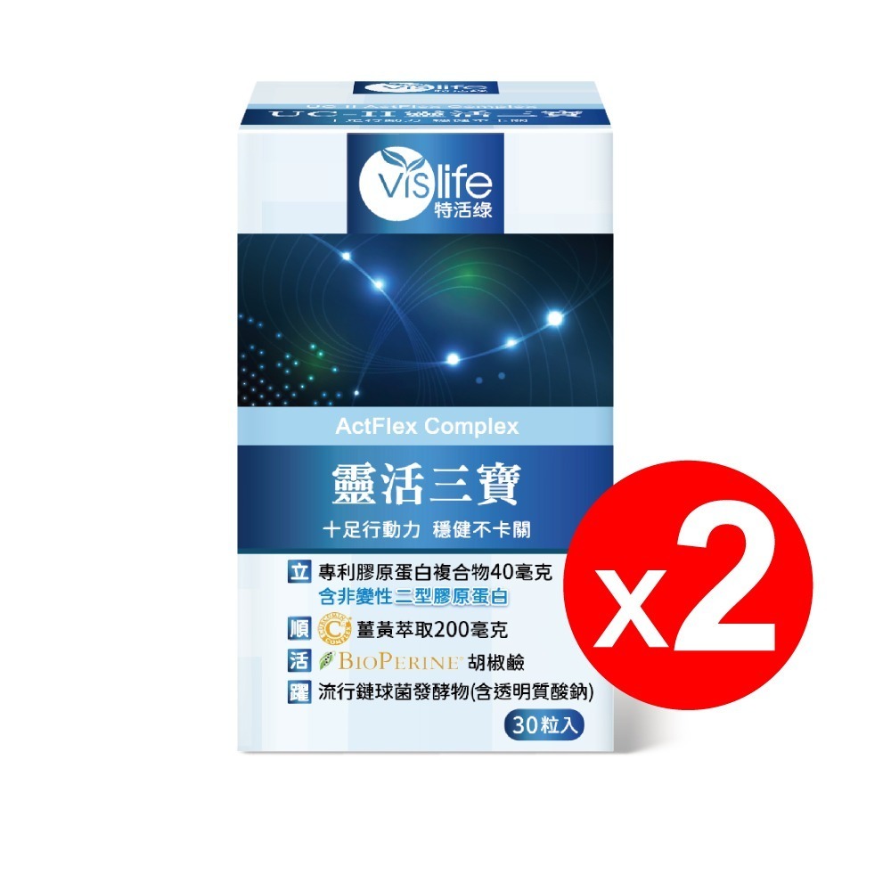 ⚡靈活三寶UC2 30粒/瓶【🔥粉絲回饋價】薑黃素｜MSM｜葡萄糖胺  ➠靈活不卡關 ➠正品UCII【特活綠官方直營】-規格圖11