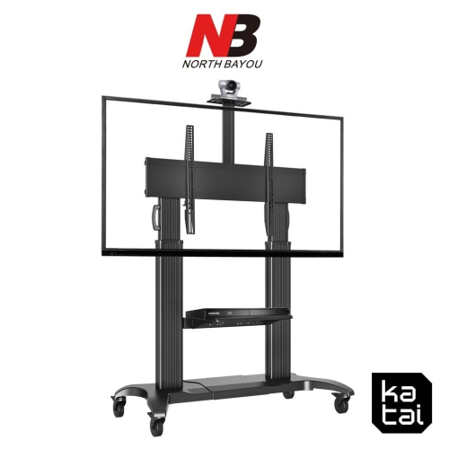 NB North Bayou 60-100吋可移動式電動液晶電視立架 鋁合金雙柱立架 NBCF100