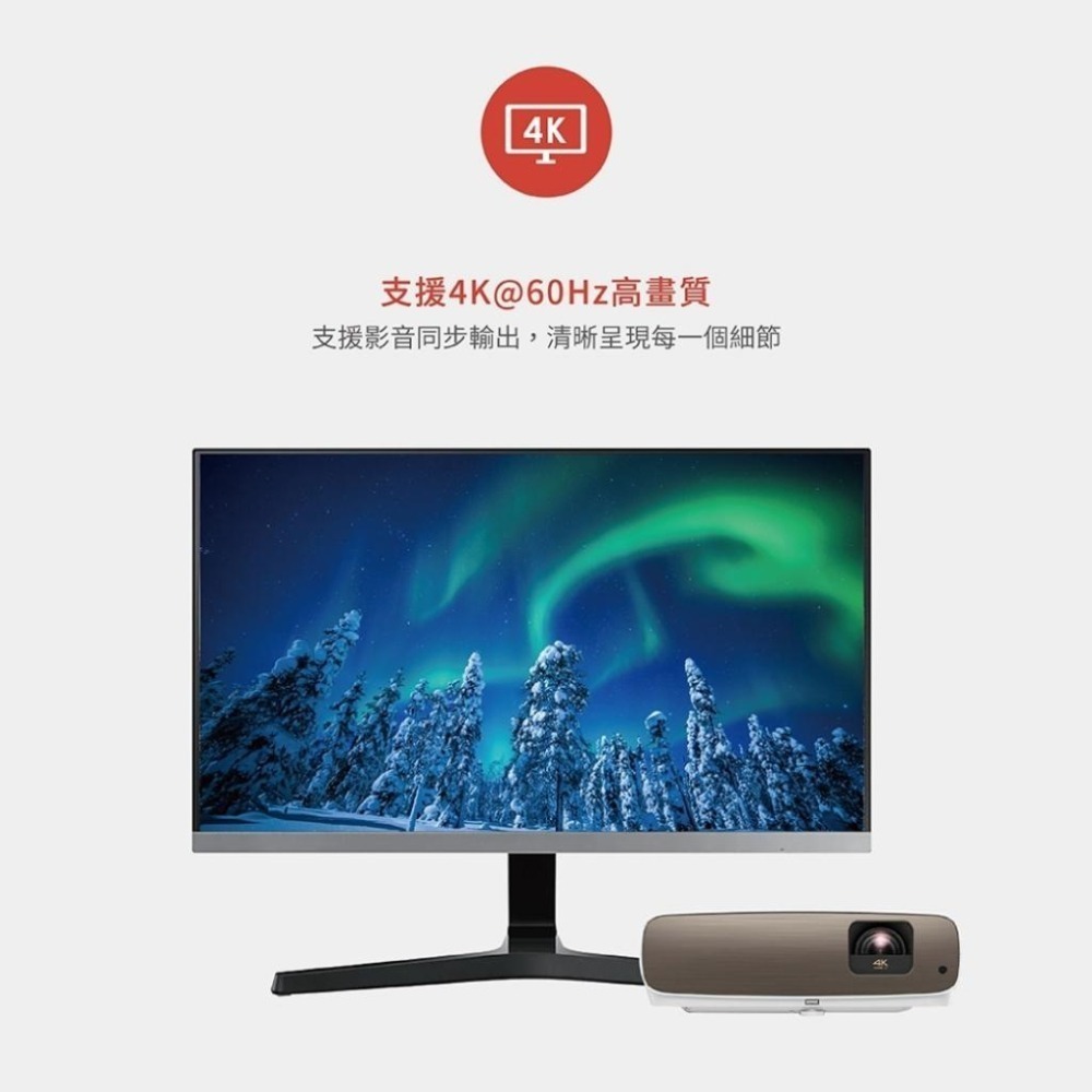 Soodatek 4K 高畫質 HDMI 2.0影音訊號傳輸線 1M / 2M / 3M / 4.5M / 7.5M-細節圖3