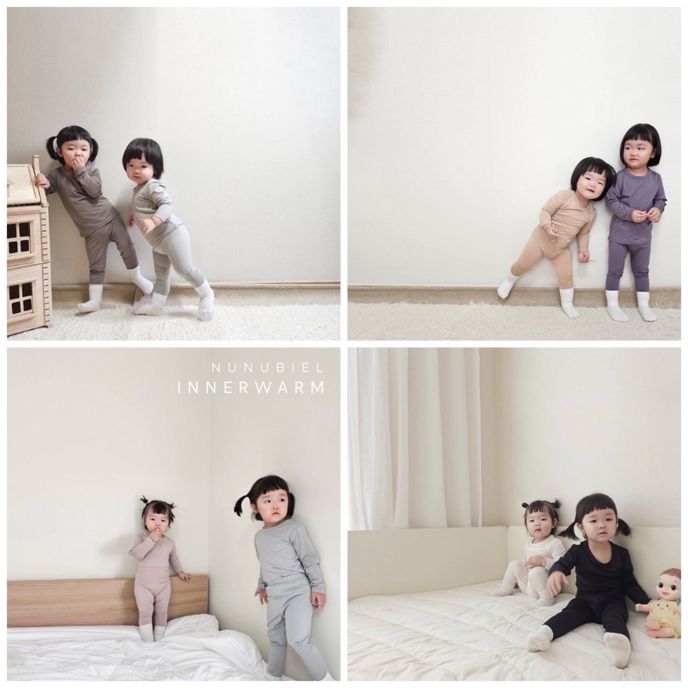 預購｜熱銷多年🇰🇷韓國NUNUBIEL莫蘭迪十色發熱衣套裝/⚠️務必備註ig帳號-細節圖7