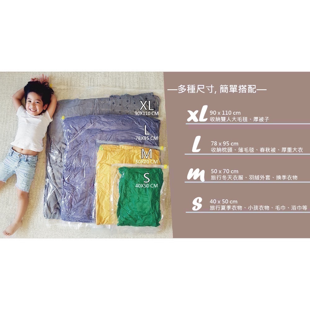 幫忙團｜日本製收麻吉真空手捲壓縮袋（任三組贈紐西蘭綿羊乳皂）-細節圖7