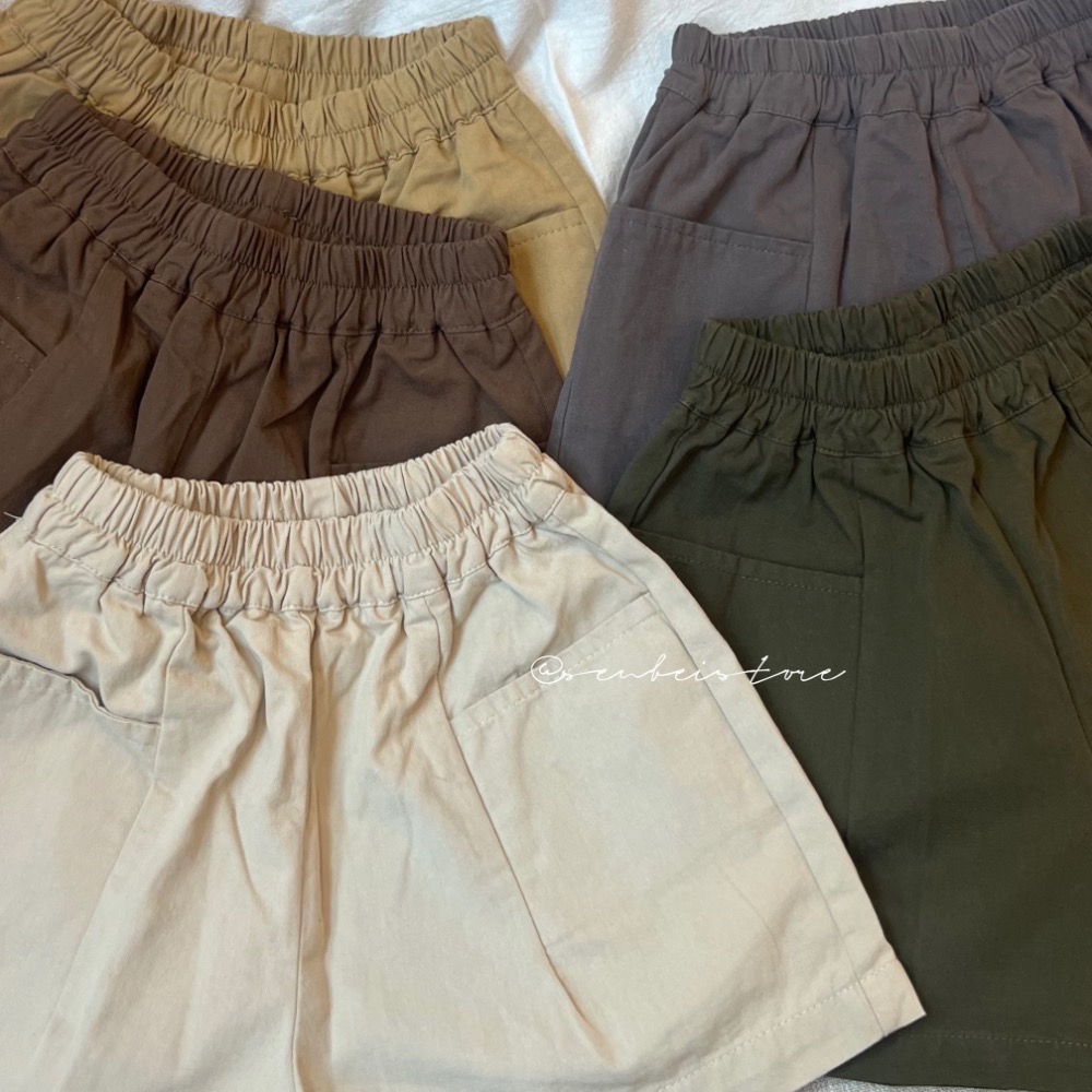 夏預購｜多色森林大口袋短褲-細節圖2