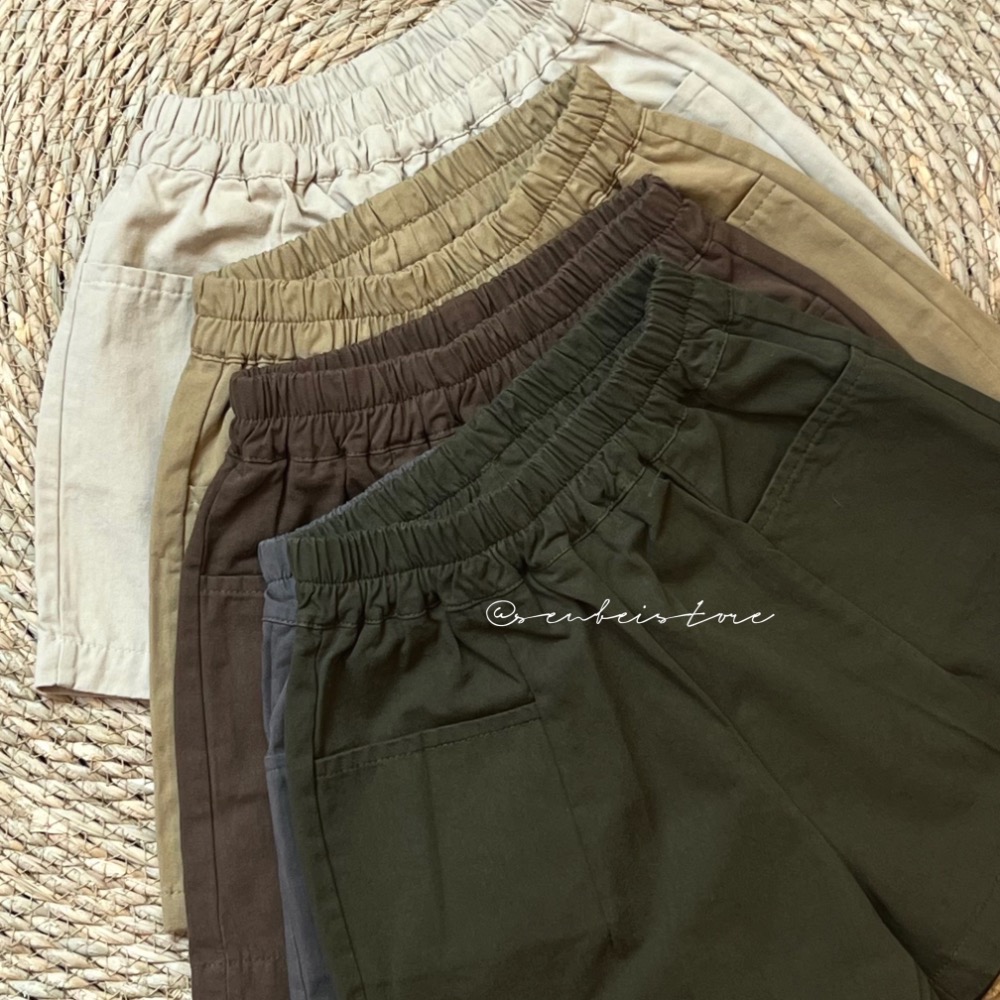 夏預購｜多色森林大口袋短褲-細節圖3