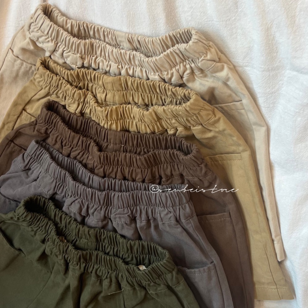 夏預購｜多色森林大口袋短褲-細節圖4