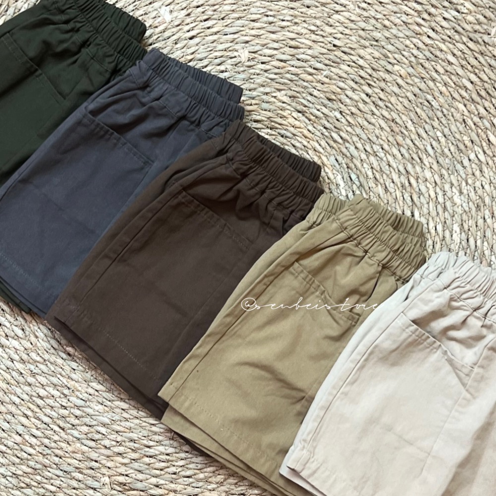 夏預購｜多色森林大口袋短褲-細節圖5