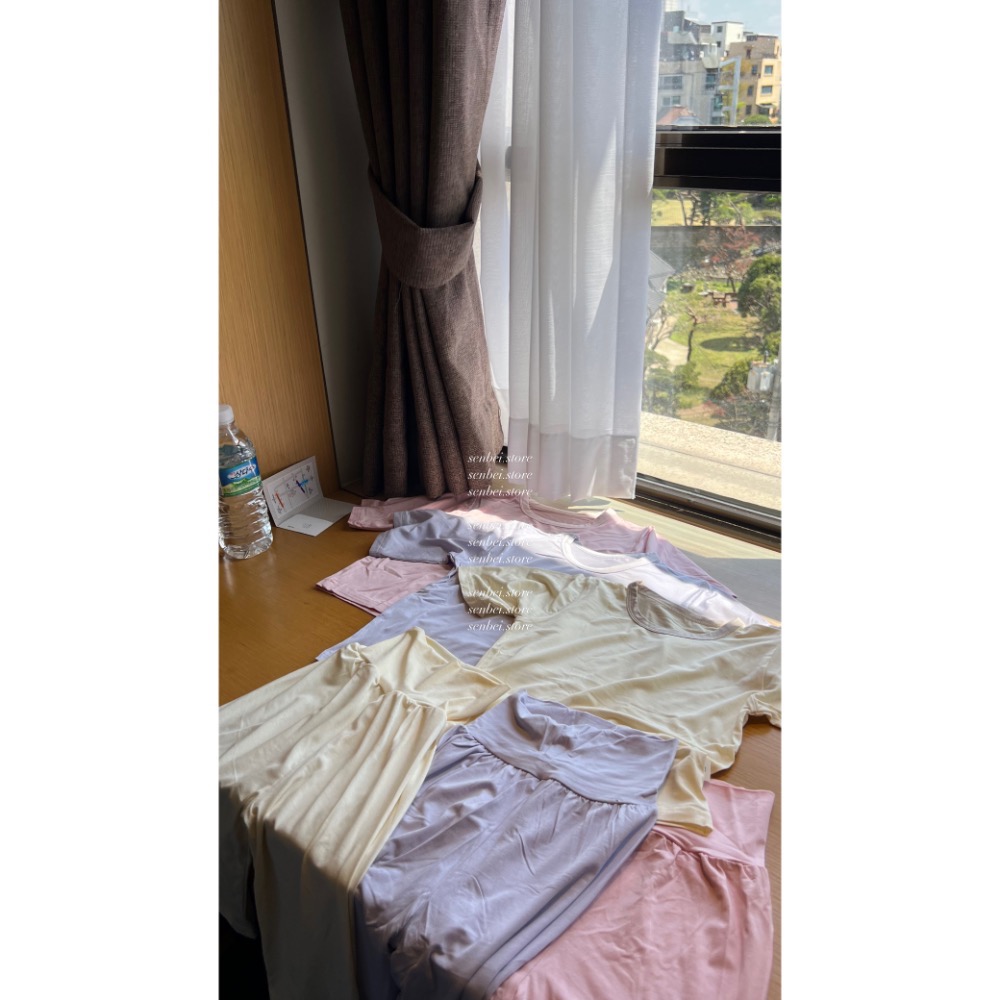 現貨｜融雪絲高腰護肚家居服-細節圖2