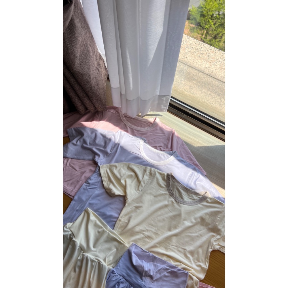 現貨｜融雪絲高腰護肚家居服-細節圖5