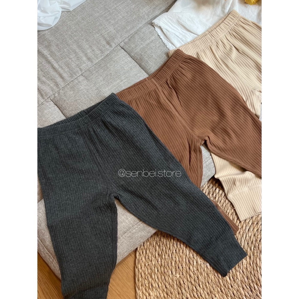 現貨｜必買四季縮口針織褲-細節圖2