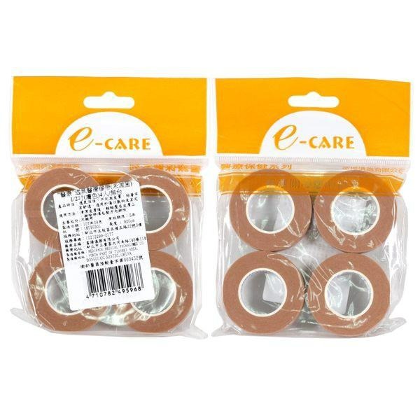 【醫康生活家】E-CARE 醫康透氣醫療膠帶(白/膚) 0.5吋 4入 無切台-細節圖2