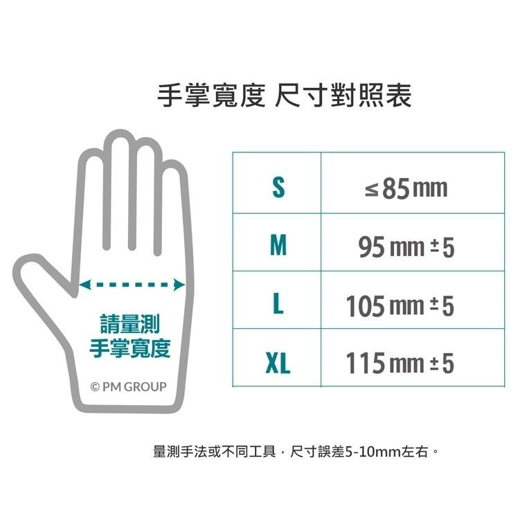 【醫康生活家】醫博康 Nitrofin食安級馬卡龍NBR丁腈手套(紫) 100入/盒-加厚款-細節圖2