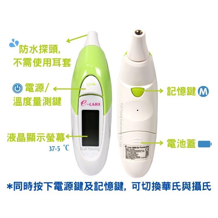 E-care醫康 寶貝耳溫槍TS-21(紅外線耳溫槍)【醫康生活家】-細節圖2