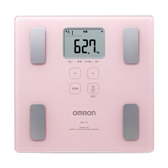 【醫康生活家】OMRON歐姆龍體重體脂計HBF-217 原廠公司貨-規格圖1