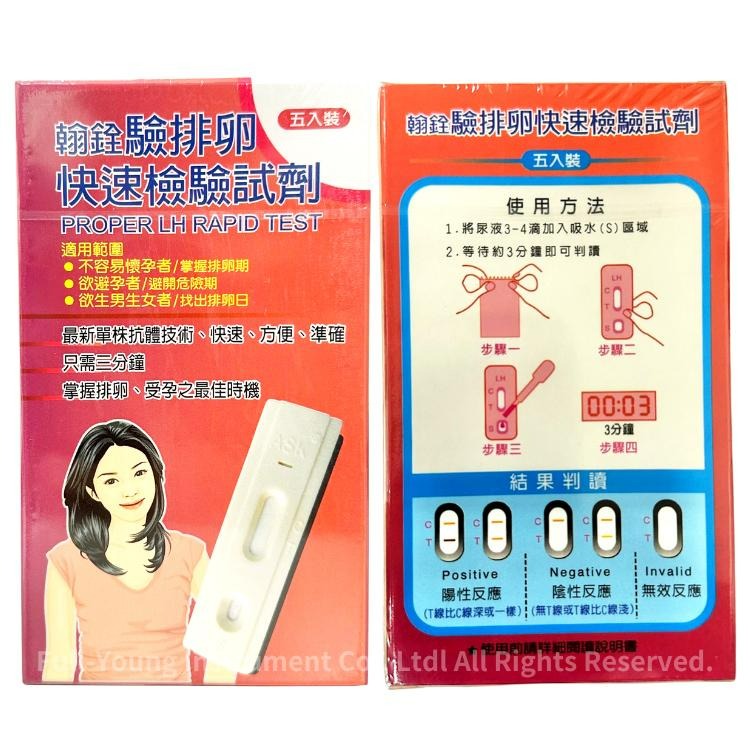 【醫康生活家】翰銓驗排卵快速檢驗試劑5入/盒 排卵試紙-細節圖2