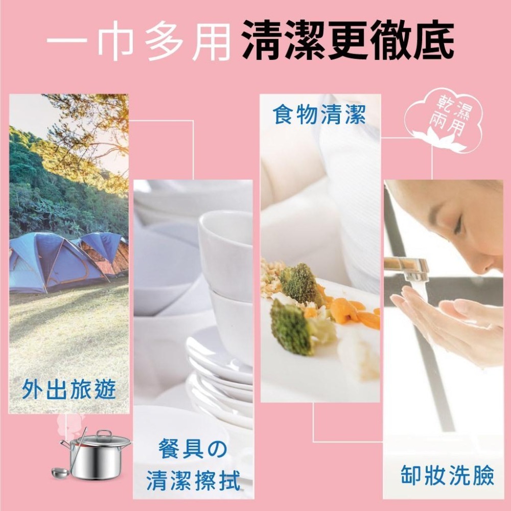 【現貨】擦臉巾 棉柔巾 拋棄式 卸妝巾 臉部清潔 乾濕兩用 清潔 洗面巾 擦手巾 洗臉巾 一次性 50抽 洗臉巾-細節圖7