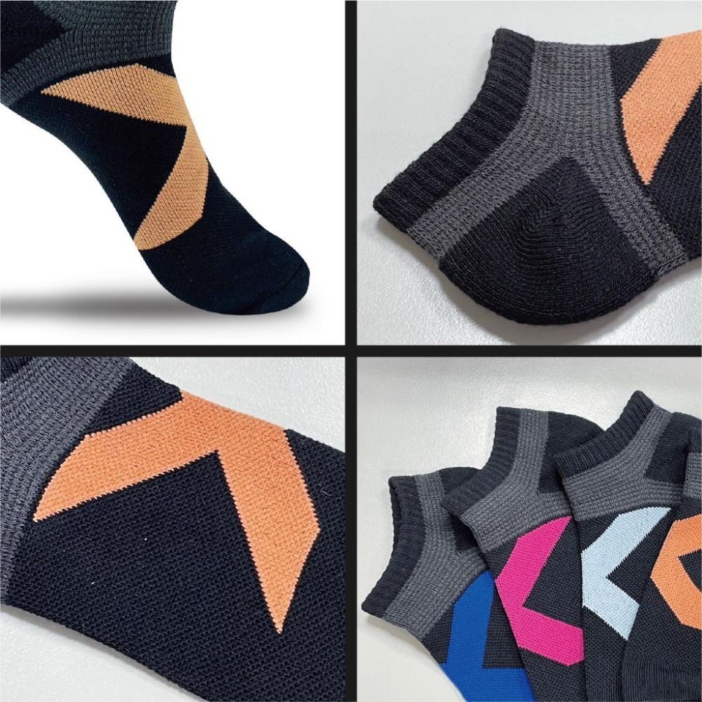 【現貨】運動襪 足弓襪 短襪 船型襪 毛巾底襪子 氣墊襪 機能襪 厚底襪 毛巾襪 社頭襪子 彈性襪 踝襪 棉襪 台灣製-細節圖3