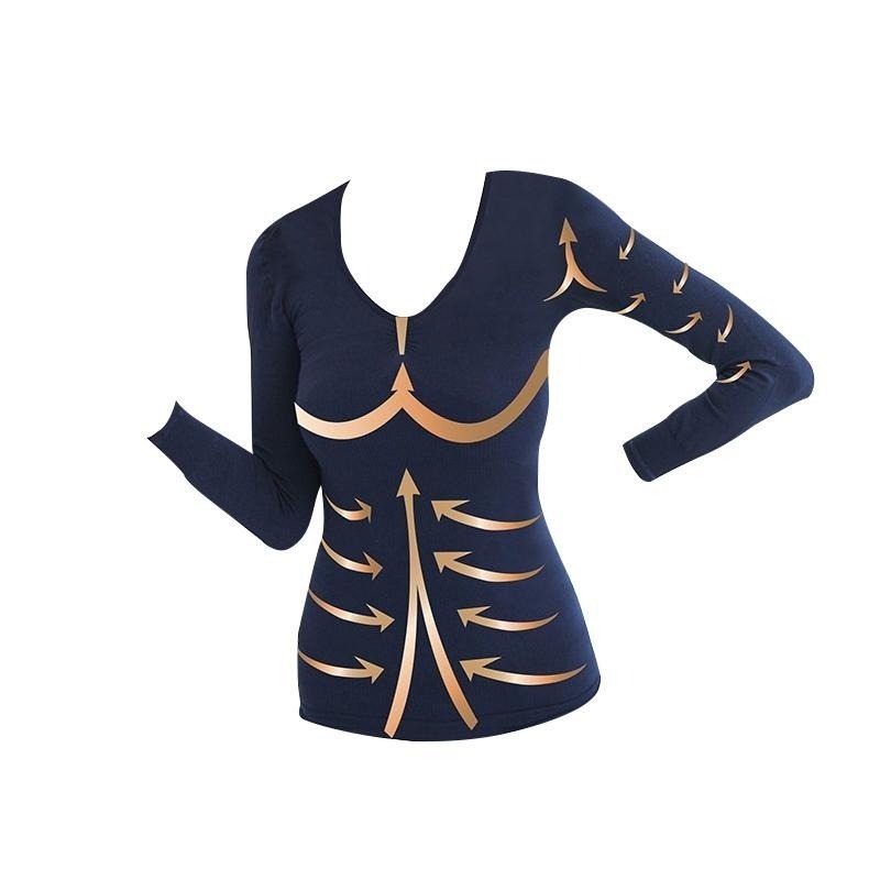 【台灣製】美體衣 女發熱衣 女保暖衣 女衛生衣  發熱衣 打底衣 內搭衣 機能衣 發熱衣 保暖衣 修身 台灣製-細節圖2