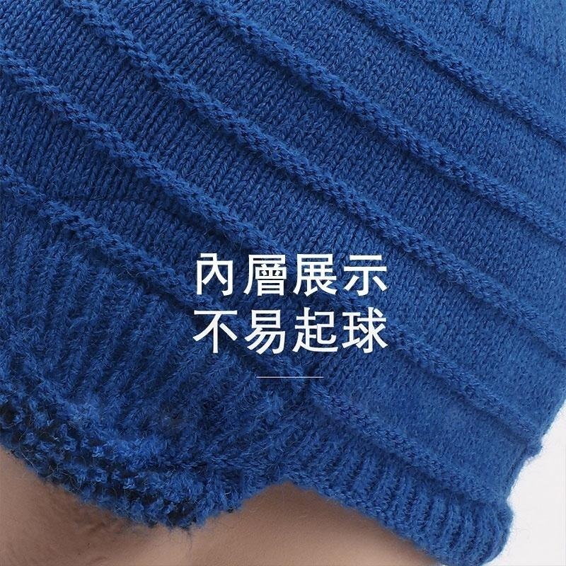 【現貨】保暖帽 毛線帽 毛帽 圓帽 針織帽 雷鋒帽 飛行帽 毛線護耳帽 短毛帽 包頭帽 秋冬帽子 毛絨帽 保暖頭套 護耳-細節圖4