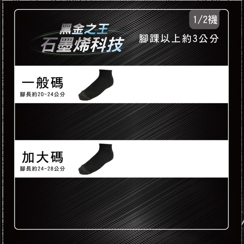 【台灣製】石墨烯氣墊襪 防臭襪 石墨烯襪  石墨烯短襪  船型襪 踝襪 船襪 健康襪 機能襪 石墨烯襪-細節圖6