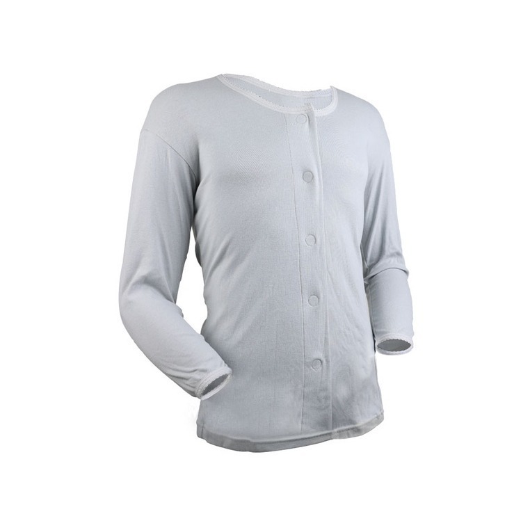 【現貨】銀髮族居家服 家居服 病患睡衣 換洗衣物 樂齡衣物 易著衫 病床衣 衛生衣 術後病患服 照護專用 長照 手術後-細節圖2