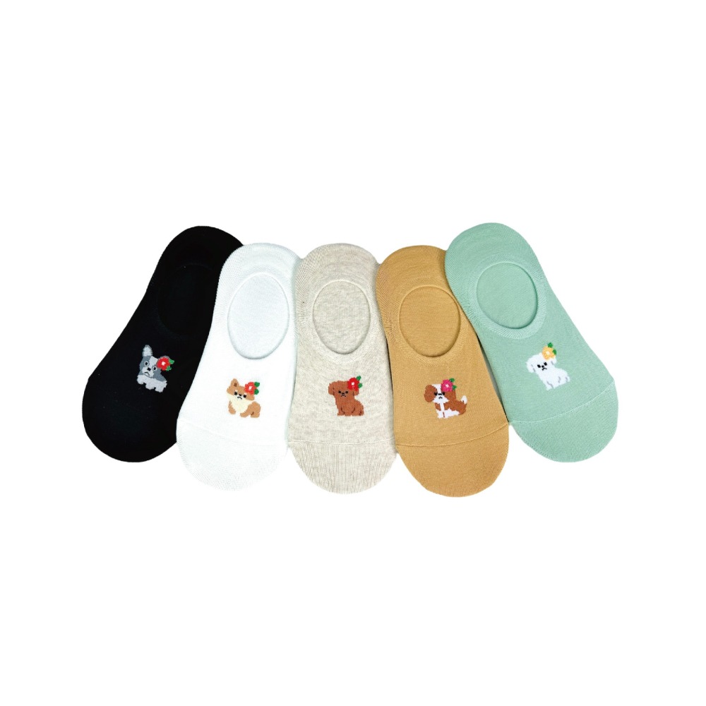 【現貨】踝襪 隱形襪 狗狗襪子 韓國襪子 短襪 船型襪 SOCKS 襪子韓國 低筒襪  韓國襪 女生襪子 愛心襪子-細節圖2
