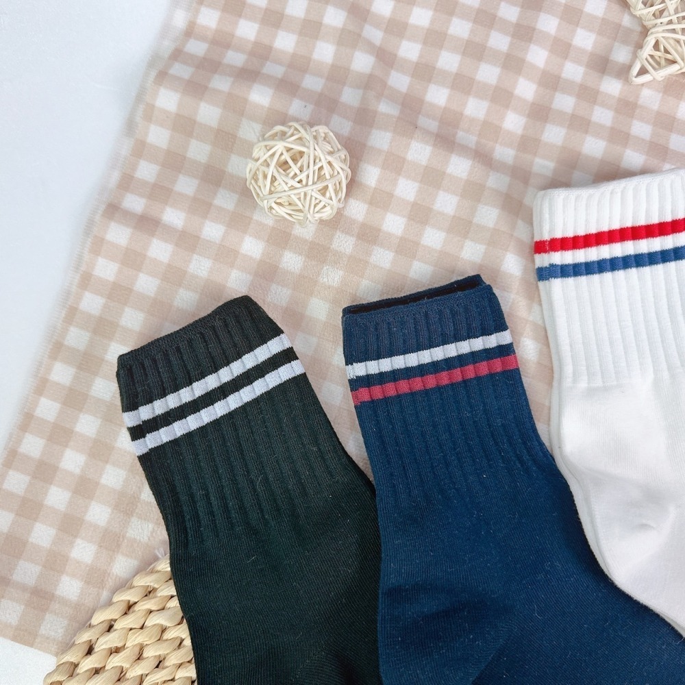 【現貨】韓國襪子 韓國襪 中筒襪 襪子中筒襪 可愛襪子 女生襪子 韓國長襪 襪子 SOCKS 條紋襪 狗狗襪子 卡通襪-細節圖7