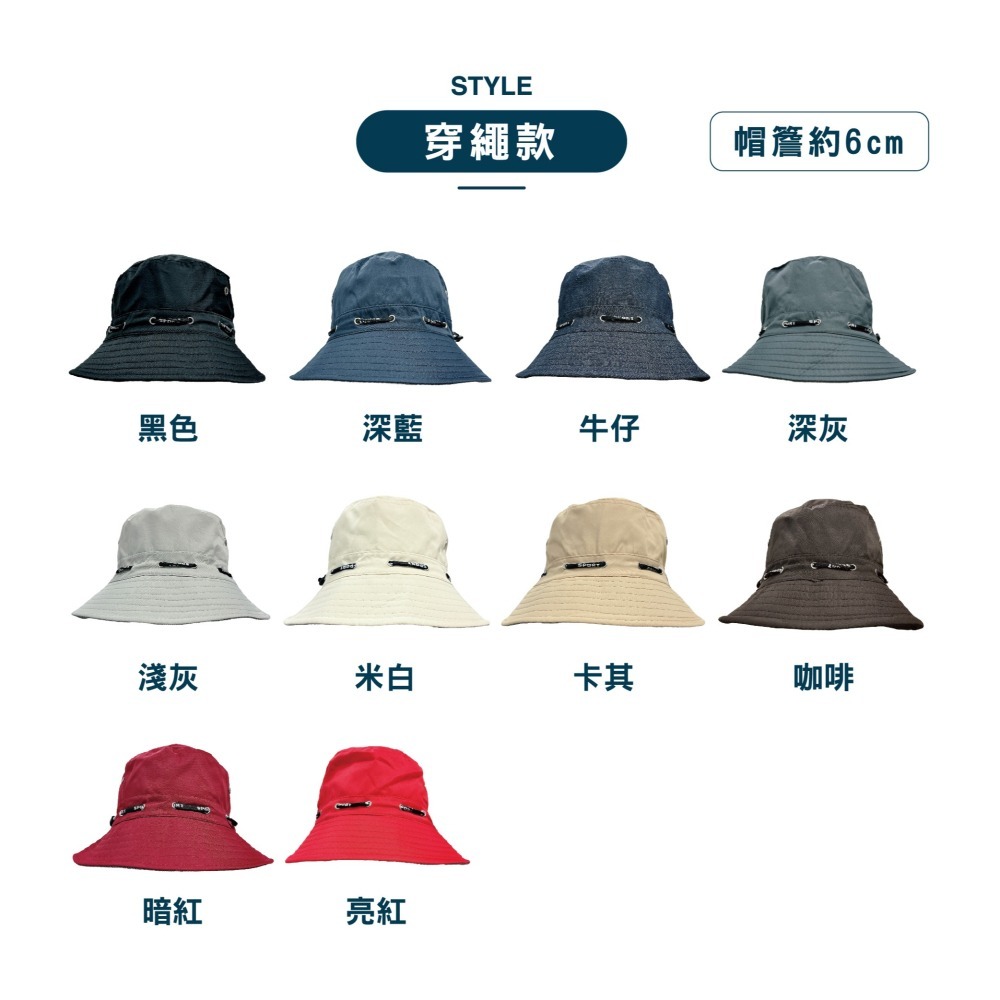 【現貨】漁夫帽 帽子 透氣 帽子女 牛仔帽 登山帽 帽子男 遮陽帽 復古帽 夏天帽子 防曬帽 透氣帽 戶外帽 休閒帽-細節圖3