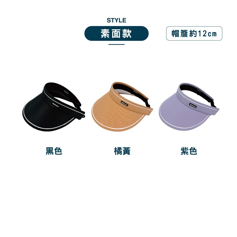 【現貨】空頂帽 遮陽帽 帽子 防曬帽 空頂遮陽帽 貝殼帽 透氣帽 夏天帽子 大帽簷 戶外帽 摺疊帽 透氣 帽子女 休閒帽-細節圖3