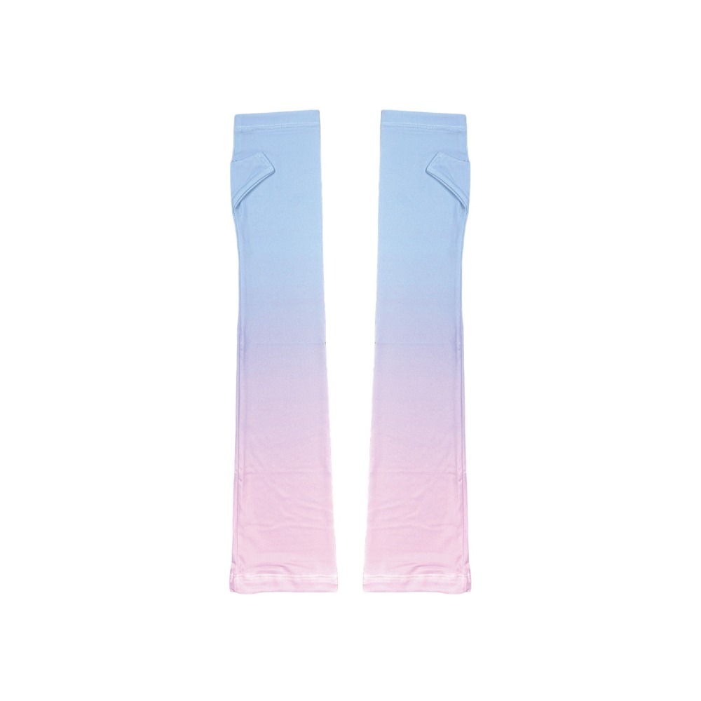 【現貨】臂套 袖套 冰絲 涼感袖套 工作袖套 防曬 運動袖套 防曬袖套 冰絲袖套 降溫神器 露指袖套 cool 釣魚-細節圖2