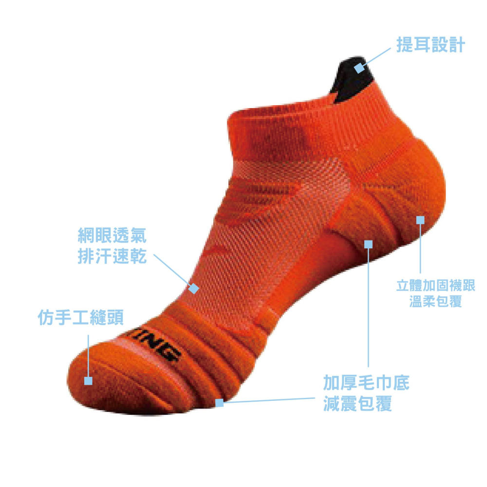 【現貨】機能襪 透氣襪 氣墊襪 氣墊足弓襪 短襪 踝襪 毛巾底襪  厚底足弓襪 男襪 襪子 足弓襪 運動襪-細節圖4