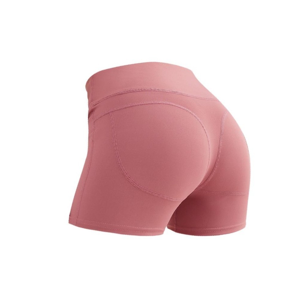 【OTOBAI】瑜珈三分褲 素面瑜珈褲  彈力打底褲 瑜珈 瑜伽熱褲 蜜桃褲 提臀 運動健身褲 yoga pants-細節圖2