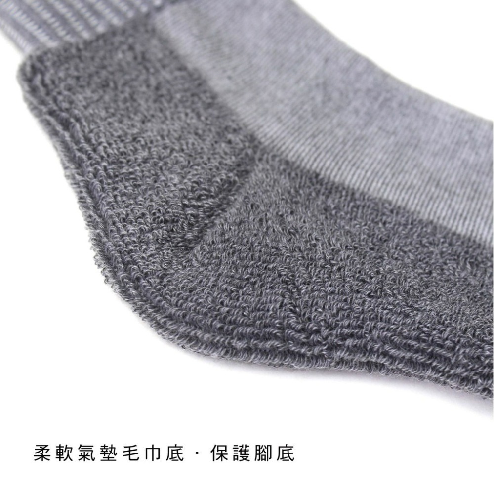 【OTOBAI】長毛巾襪 長氣墊襪 行軍襪 加厚氣墊襪 3/4襪 長襪 台製 軍用黑襪 軍人襪 中筒襪 XU304-4-細節圖8