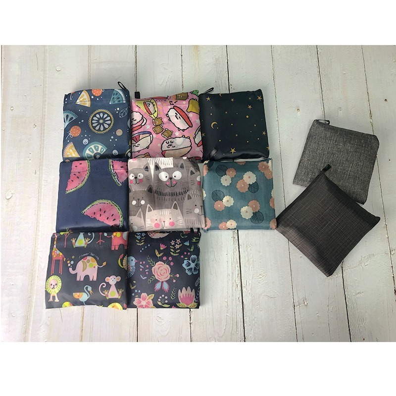 【OTOBAI】 摺疊購物袋 環保購物袋 防潑水 折疊收納 旅行手提袋  環保袋 超市購物袋-細節圖5