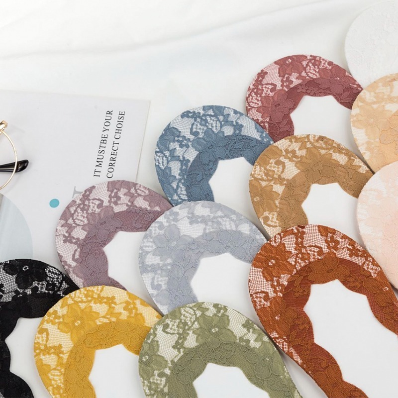 【OTOBAI】 透膚蕾絲腳板隱形襪 NS004 腳底止滑 隱形襪 女襪 矽膠防滑 蕾絲 波浪腳板襪-細節圖3