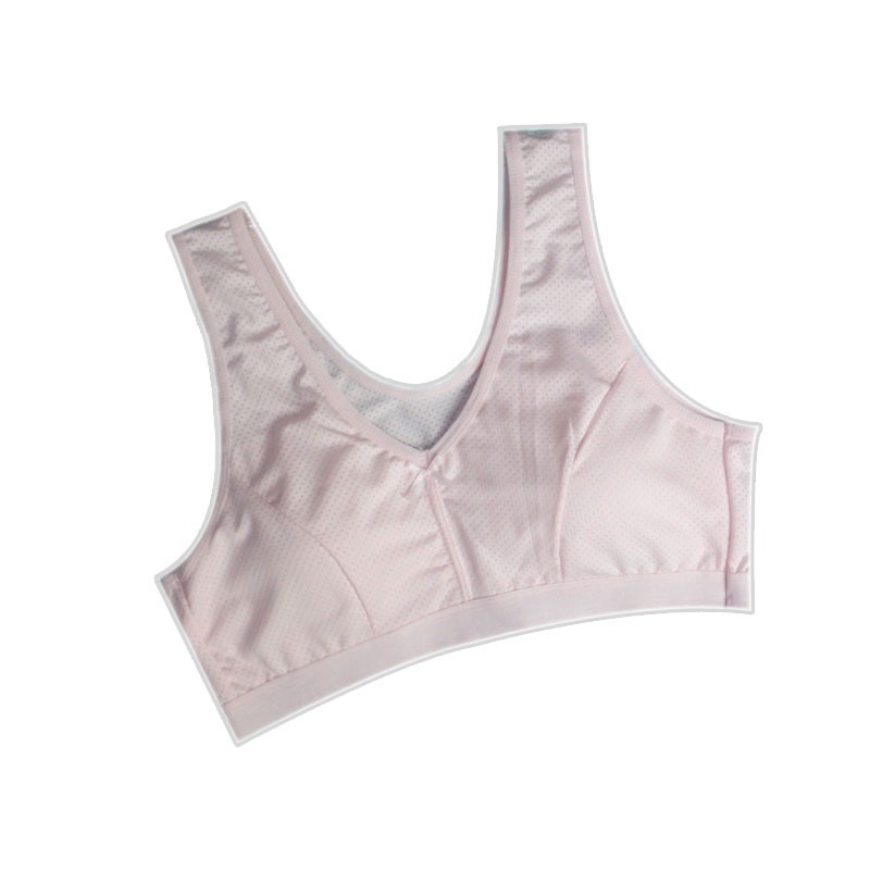 【OTOBAI】學生內衣 MIT台灣製造 成長型內衣 無鋼圈內衣 少女成長型內衣 細肩帶 寬肩帶 粉色 白色 運動-細節圖2