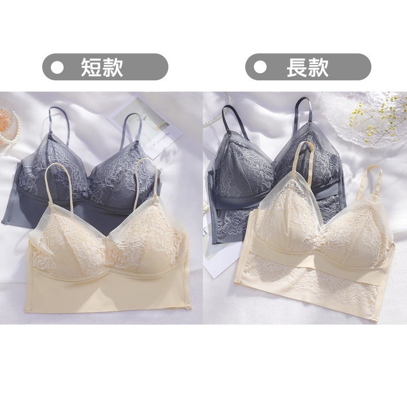【OTOBAI】 法式蕾絲小可愛 C8134 內搭 女生配件 蕾絲款  無鋼圈 性感 裸感 Built-in Bra-細節圖3