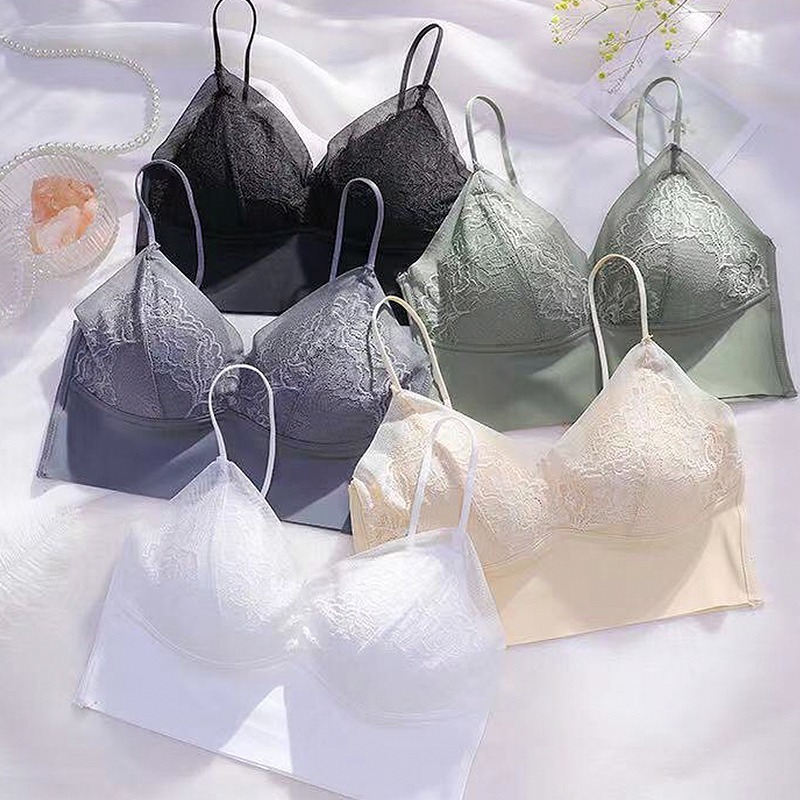 【OTOBAI】 法式蕾絲小可愛 C8134 內搭 女生配件 蕾絲款  無鋼圈 性感 裸感 Built-in Bra-細節圖5