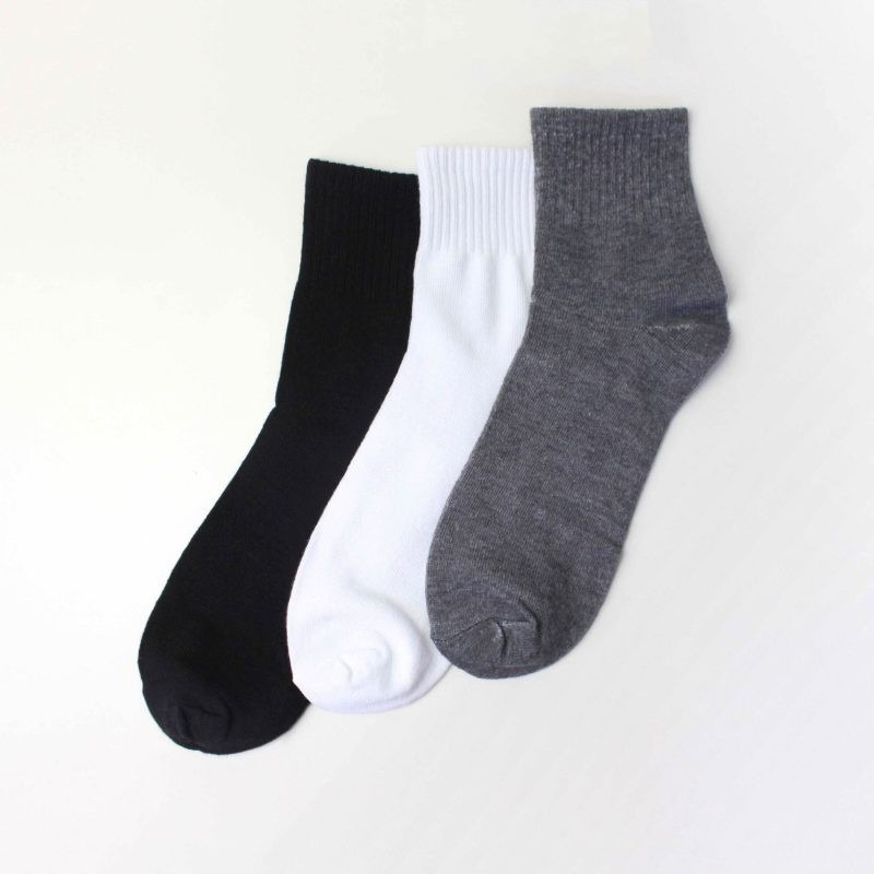 【OTOBAI】 運動休閒襪 短襪 休閒襪 黑短襪 黑襪 襪子 灰襪 工作襪  XU301-3  短筒襪 台灣製造-細節圖5