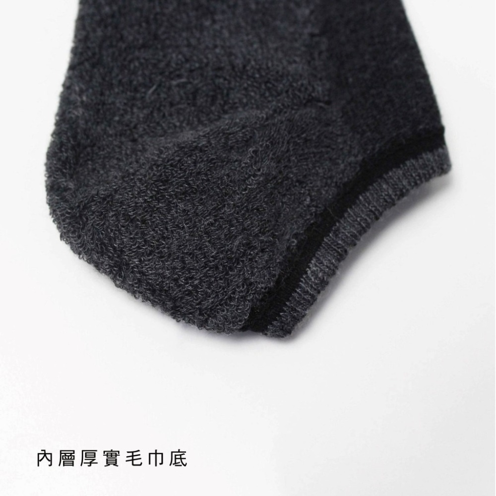 【OTOBAI】船襪 學生襪 氣墊襪 素色氣墊船襪 毛巾襪 黑襪 氣墊毛巾襪 台灣製造 運動襪 XU-633-細節圖6