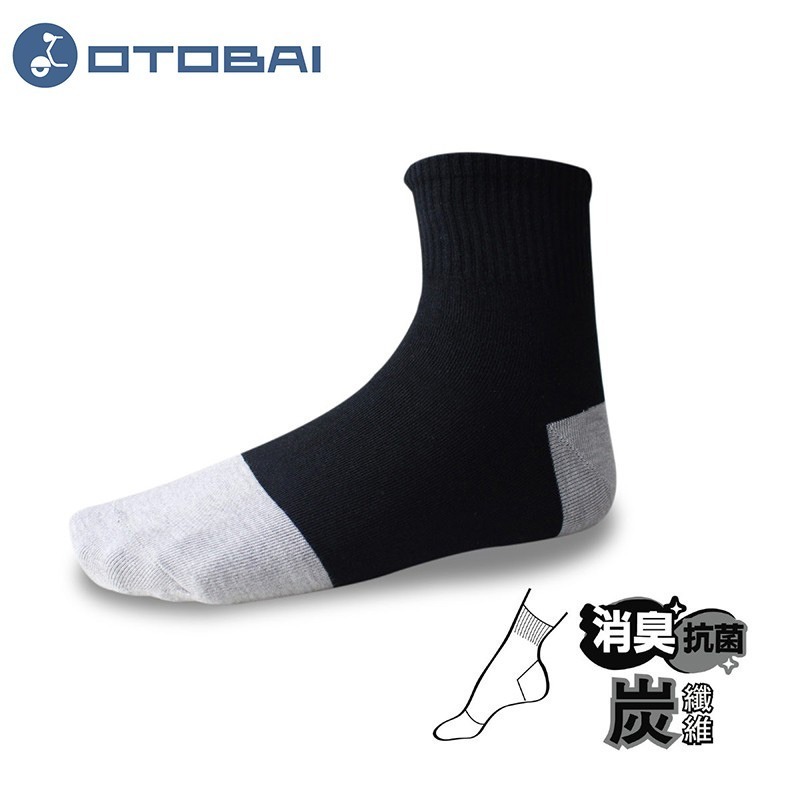 【OTOBAI】 純棉200針棉1/2襪 XU302-1 休閒襪 短襪 女襪  MIT台灣製造  20~24cm-細節圖2