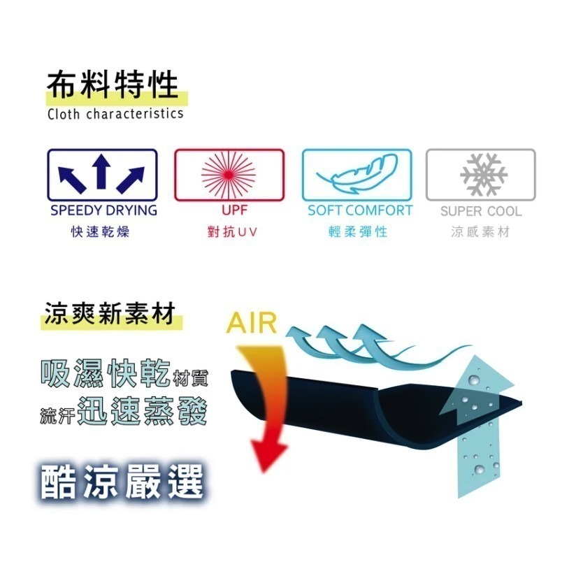 【OTOBAI】 台灣製造吸濕排汗布袖套 XU8085 平口款 穿指款 防曬袖套 布面袖套 騎車 開車 露營 登山 運動-細節圖9