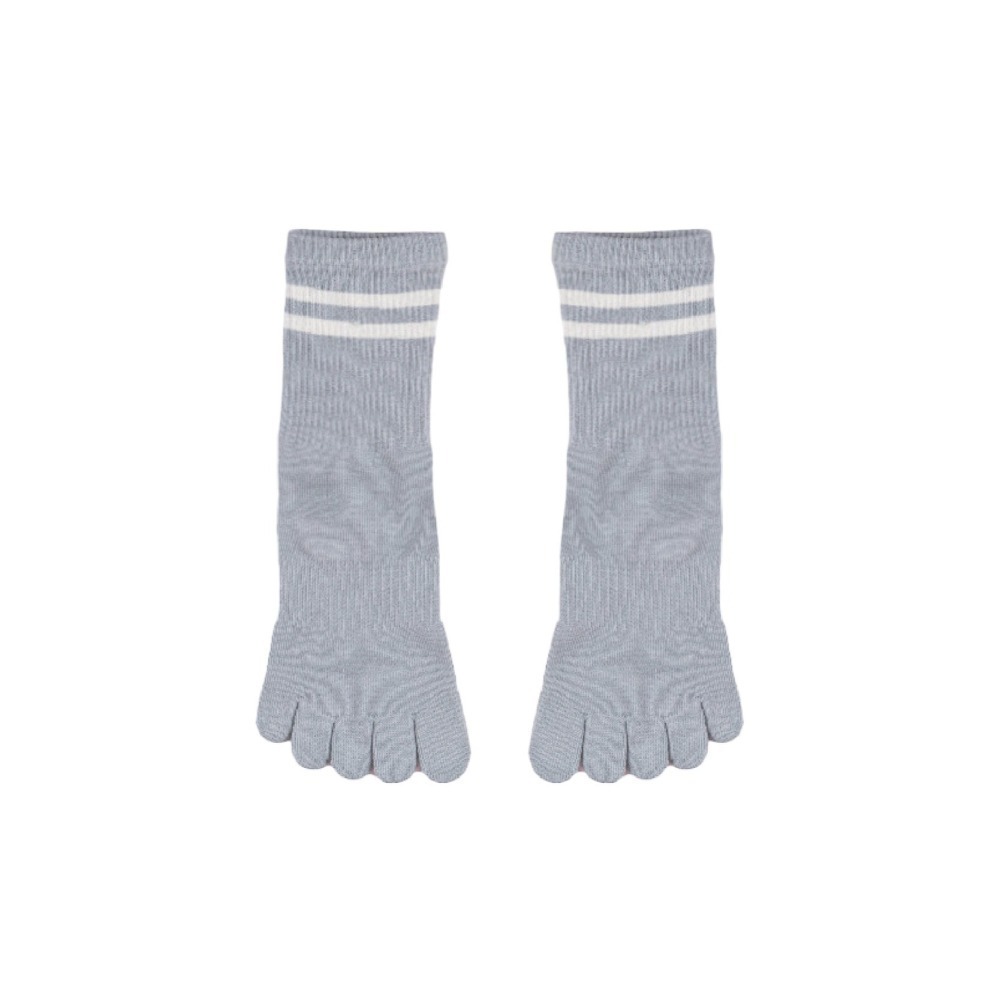 【OTOBAI】運動長襪 yoga 止滑襪 條紋襪 中筒襪 女生襪子 小腿襪 分趾襪 襪子 長襪 五指襪 瑜珈襪 防滑襪-細節圖2