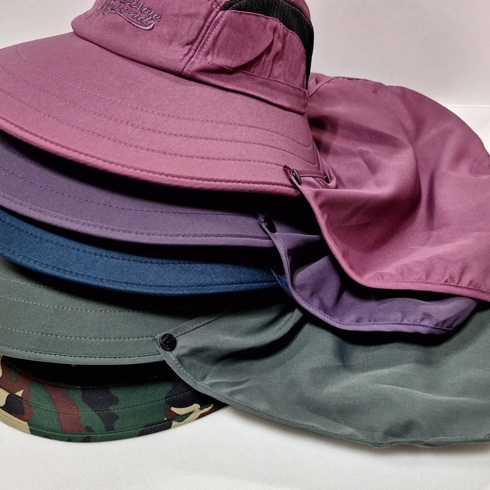 【OTOBAI】登山帽 防曬帽 帽子 防風帽 遮陽帽 透氣 速乾 休閒帽 大帽簷 刺繡帽 戶外帽 帽子男 帽子女 露營帽-細節圖5