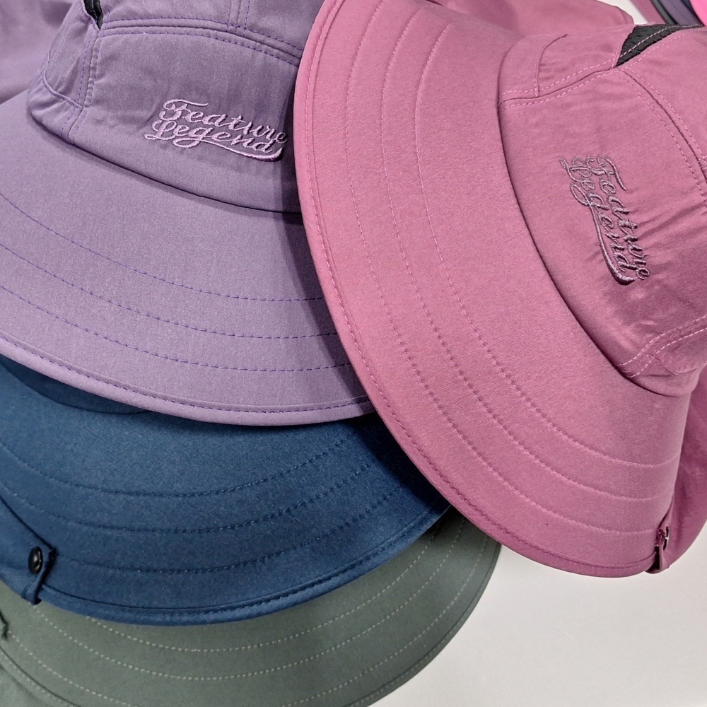 【OTOBAI】登山帽 防曬帽 帽子 防風帽 遮陽帽 透氣 速乾 休閒帽 大帽簷 刺繡帽 戶外帽 帽子男 帽子女 露營帽-細節圖6