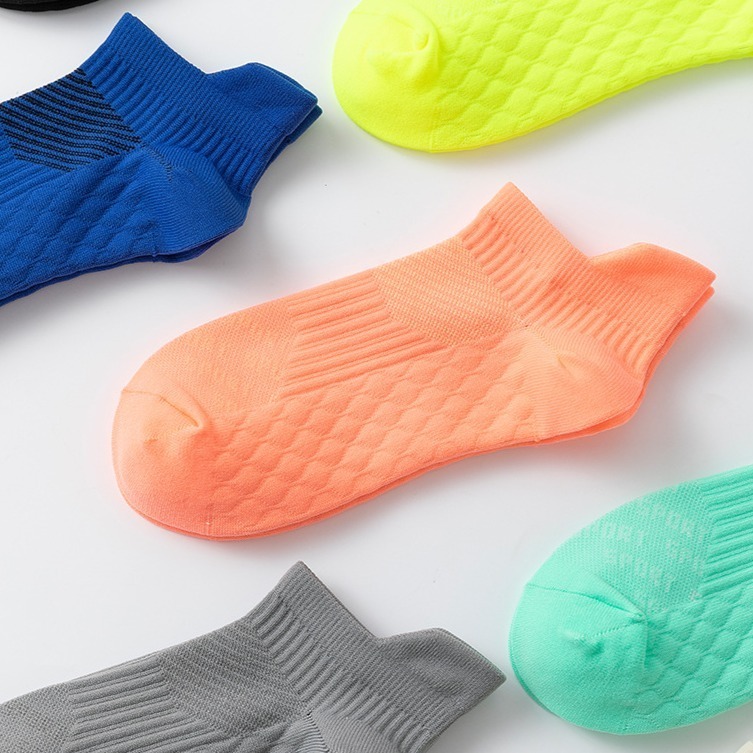 【OTOBAI】 透氣襪 壓力襪 足弓襪 短襪 船型壓力襪 男襪 減震 襪子 足弓襪 船襪 跑步襪 運動襪 素色襪-細節圖7