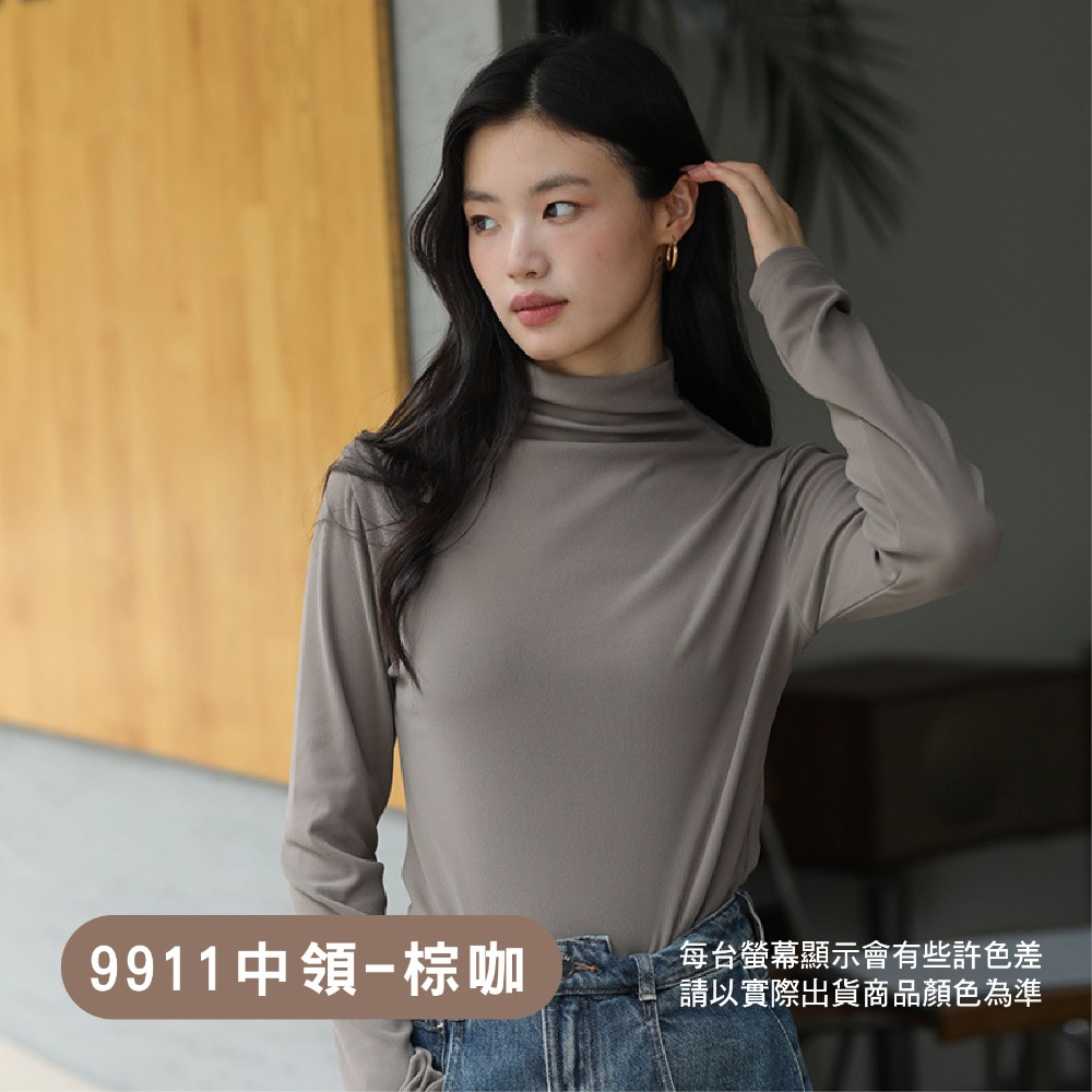 【OTOBAI】打底衫 圓領 長袖 內搭 保暖衣 冬天長袖 內搭長袖 發熱衣 長袖上衣 長袖內搭 9910 9911-規格圖10