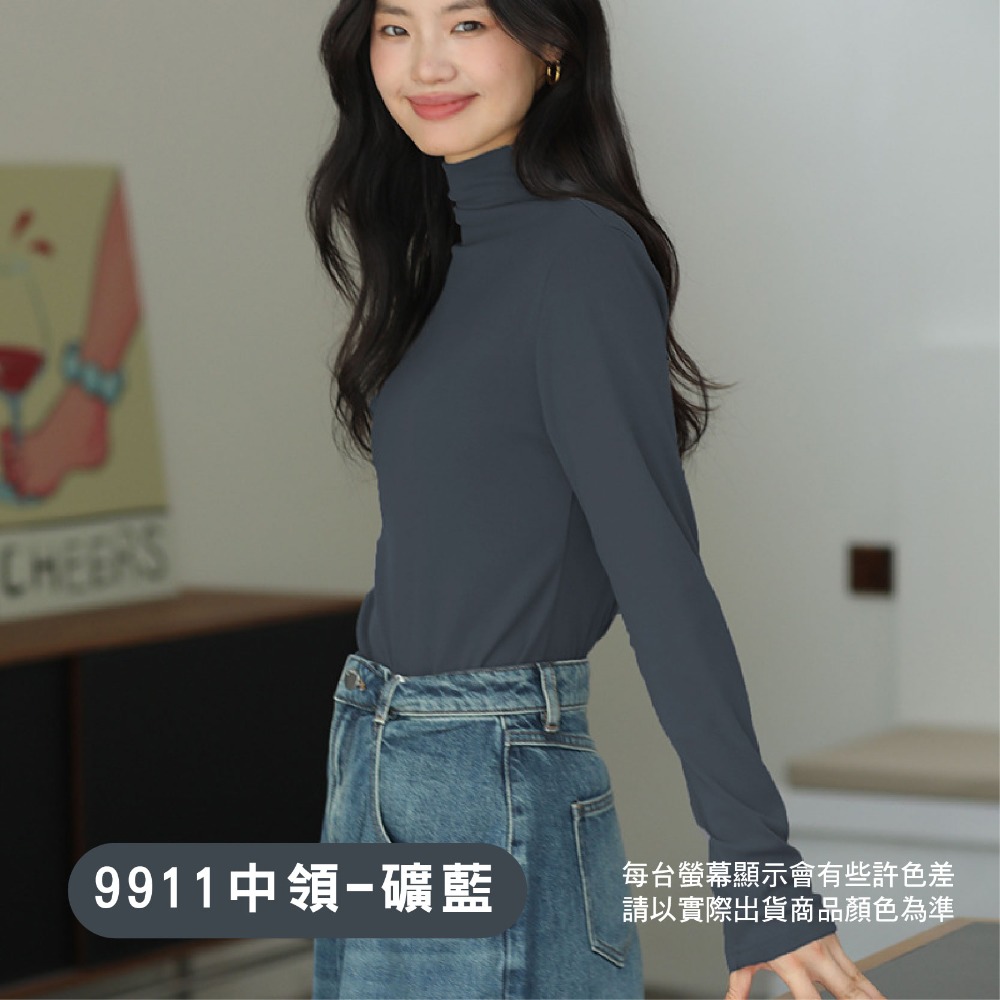 【OTOBAI】打底衫 圓領 長袖 內搭 保暖衣 冬天長袖 內搭長袖 發熱衣 長袖上衣 長袖內搭 9910 9911-規格圖10