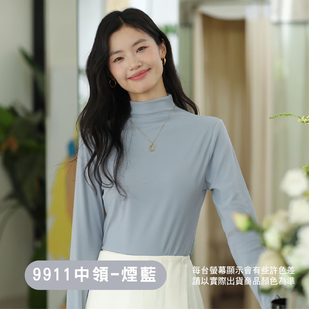 【OTOBAI】打底衫 圓領 長袖 內搭 保暖衣 冬天長袖 內搭長袖 發熱衣 長袖上衣 長袖內搭 9910 9911-規格圖10