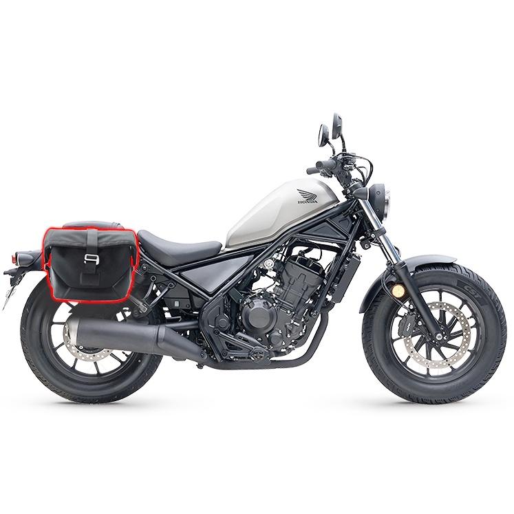 Honda 本田 Rebel 300 Rebel 500 Rebel 1100 反叛者 專用快拆側包旅行包 防水馬鞍包-細節圖3