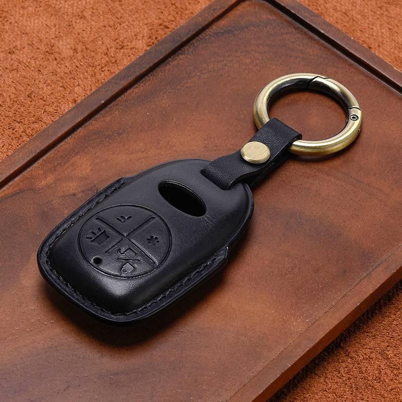 適用於 vespa GTS300 偉士牌 GTS系列 手工真皮摩托車鑰匙套 遙控器 感應鑰匙包 無損直上 保護愛車鑰匙-細節圖5