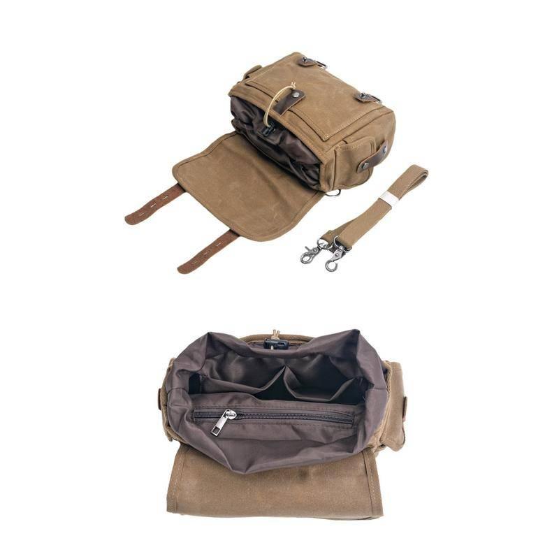 Honda Monkey125 小尺寸蠟染帆布側包 猴 Honda funbike DAX125 MSX125 Jazz-細節圖9